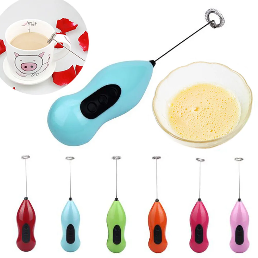 Mini Electric Egg Beater Milk Frother Foamer Tools Coffee Blender Hot Drinks Milk Frother Foamer Whisk Mixer Stirrer Egg Beater 
Mini Electric Egg Beater Milk Frother Foamer Tools Coffee Blender Hot Drinks Milk Frother Foamer Whisk Mixer Stirrer Egg Beater