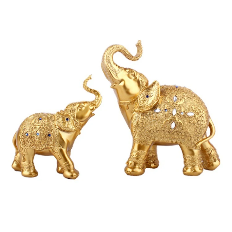 Elegant Elephant Artware Figurines Wine Ark Resin Lucky Elephant Statues Adornment With Rhinestone Home Decoration Accessories 
Elegant Elephant Artware Figurines Wine Ark Resin Lucky Elephant Statues Adornment With Rhinestone Home Decoration Accessories