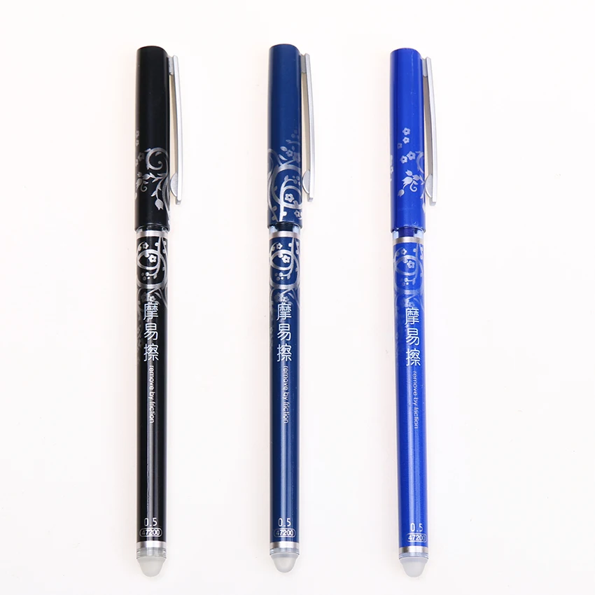 1PC Plastic Gel Pen Erasable Pens 3 Colors 0.5mm Office School Student Stationery
1PC Plastic Gel Pen Erasable Pens 3 Colors 0.5mm Office School Student Stationery