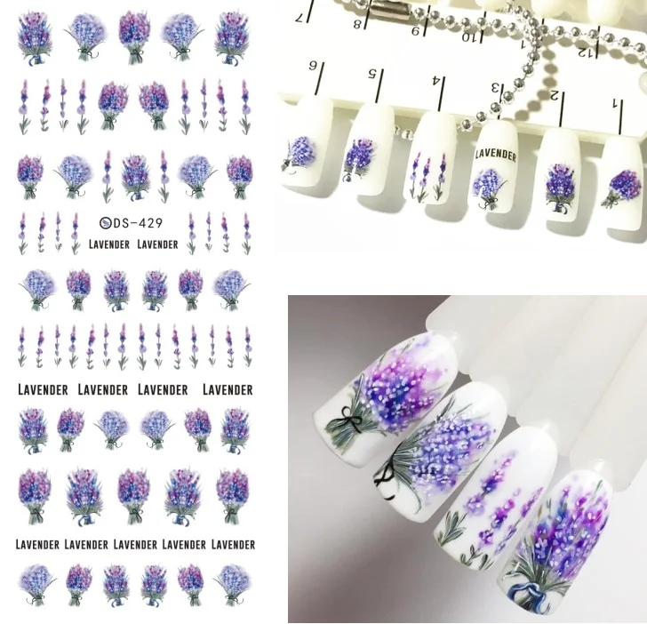 Florals Patterns! Nails Art Manicure Water Decal Decorations Design Water Transfer Nail Sticker For Nails Tips Beauty
Florals Patterns! Nails Art Manicure Water Decal Decorations Design Water Transfer Nail Sticker For Nails Tips Beauty