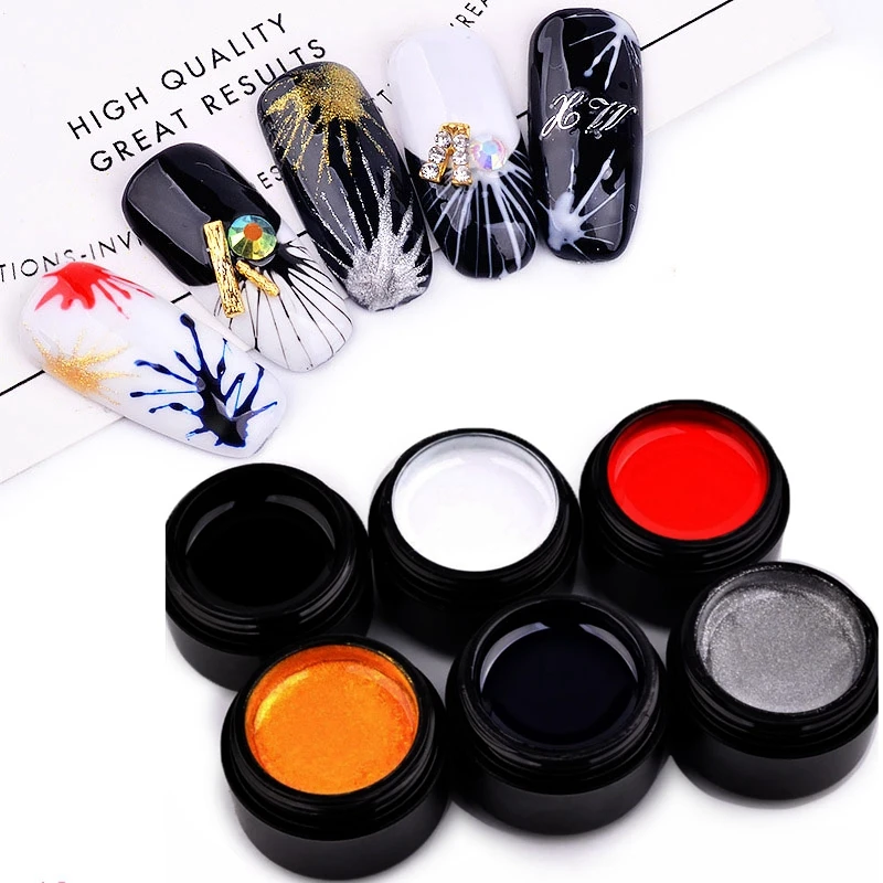1 Box 5ml Drawing Gel for Nail Art Pulling Spider Line Painting Lacquer Varnish Pulling UV Gel Nail Polish Manicure Decor Tool
1 Box 5ml Drawing Gel for Nail Art Pulling Spider Line Painting Lacquer Varnish Pulling UV Gel Nail Polish Manicure Decor Tool