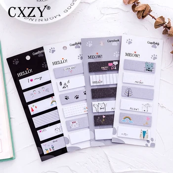 CXZY shiba black cat kitty sticky note kawaii memo pad Planner sticker scrapbooking cute item Office list stationery kawai 3B804
CXZY shiba black cat kitty sticky note kawaii memo pad Planner sticker scrapbooking cute item Office list stationery kawai 3B804