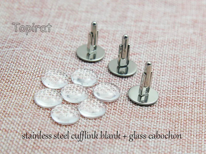 10 Kits 10mm-20mm Stainless Steel French Cufflink with Glass Cabochon Cameo Business Cufflinks Blank Sets for Men DIY Jewelry
10 Kits 10mm-20mm Stainless Steel French Cufflink with Glass Cabochon Cameo Business Cufflinks Blank Sets for Men DIY Jewelry