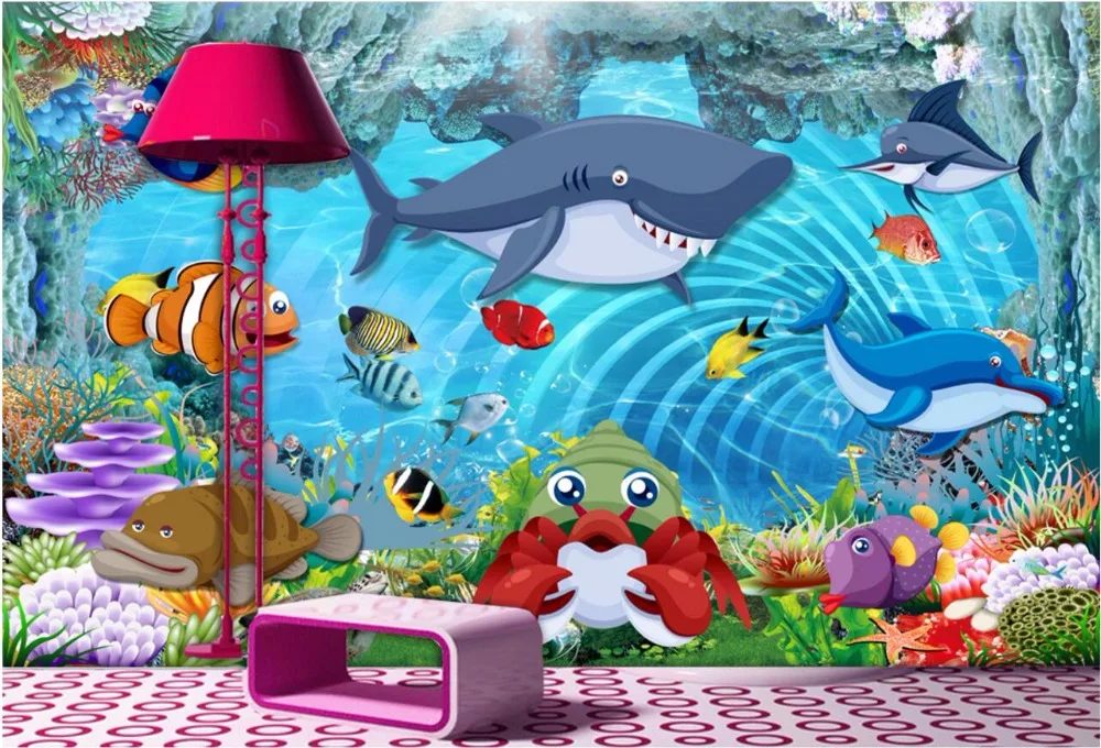 Custom photo 3d wallpaper mural Cartoon shark children room decoration painting 3d wall murals wallpaper for walls 3 d
Custom photo 3d wallpaper mural Cartoon shark children room decoration painting 3d wall murals wallpaper for walls 3 d