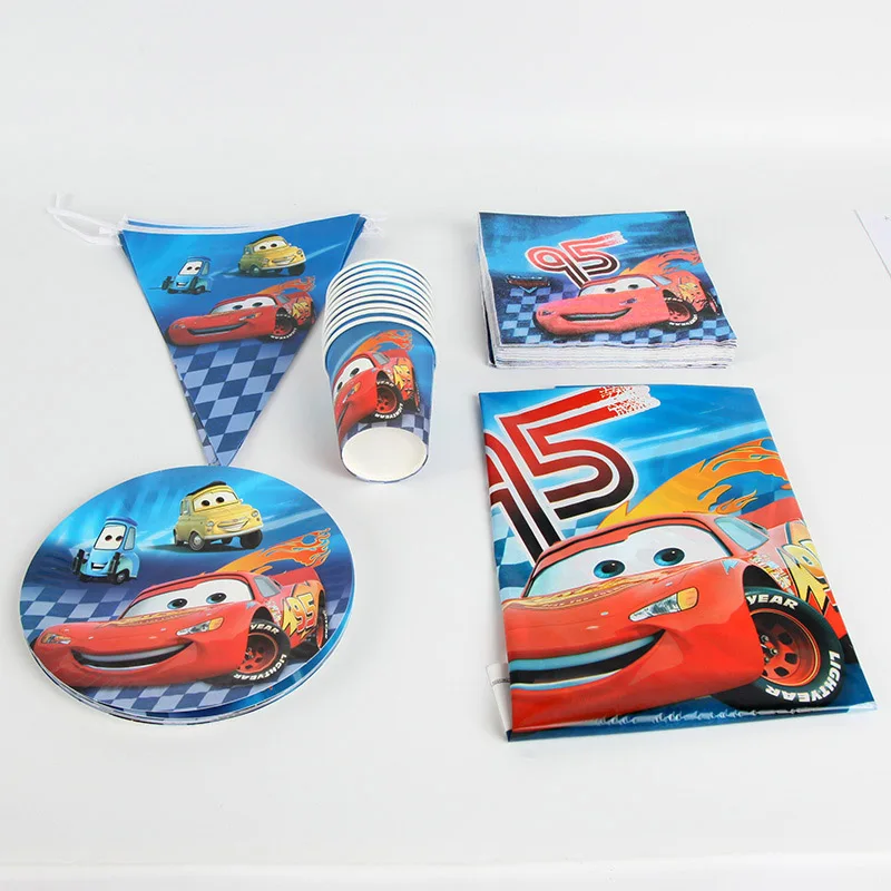 Cars theme Disposable Tableware Set Total 61 Pcs Children Birthday Party Supplies Decorations Cup+Plate+Banner+Tablecover+Napkin
Cars theme Disposable Tableware Set Total 61 Pcs Children Birthday Party Supplies Decorations Cup+Plate+Banner+Tablecover+Napkin