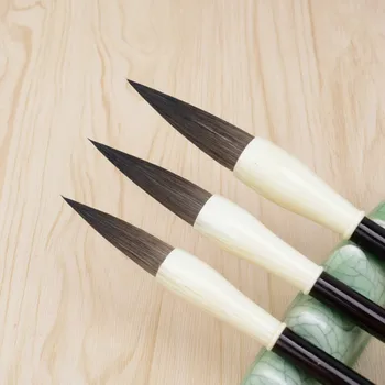 Mouse Whisker Chinese Traditional Calligraphy Brush Pen Weasel Hair Writing Brush Large Regular Script Chinese Writing Supplies
Mouse Whisker Chinese Traditional Calligraphy Brush Pen Weasel Hair Writing Brush Large Regular Script Chinese Writing Supplies