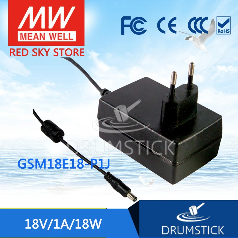 MEAN WELL GSM18E18-P1J 18V 1A meanwell GSM18E 18V 18W AC-DC High Reliability Medical Adaptor
MEAN WELL GSM18E18-P1J 18V 1A meanwell GSM18E 18V 18W AC-DC High Reliability Medical Adaptor