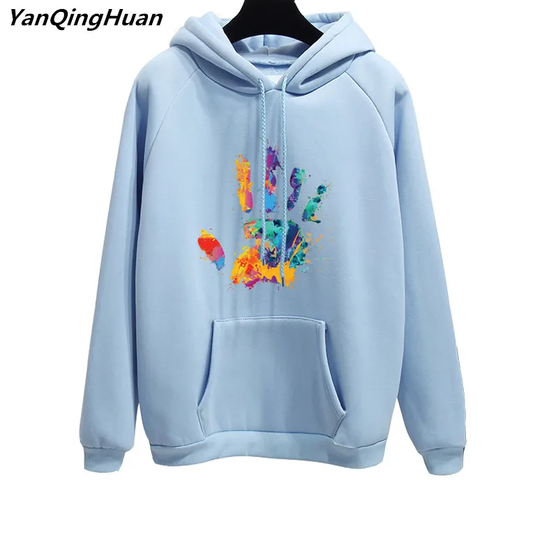 2019 autumn and winter fashion cartoon palm print Harajuku women's jacket casual loose long-sleeved thick fleece coat jacket top
2019 autumn and winter fashion cartoon palm print Harajuku women's jacket casual loose long-sleeved thick fleece coat jacket top