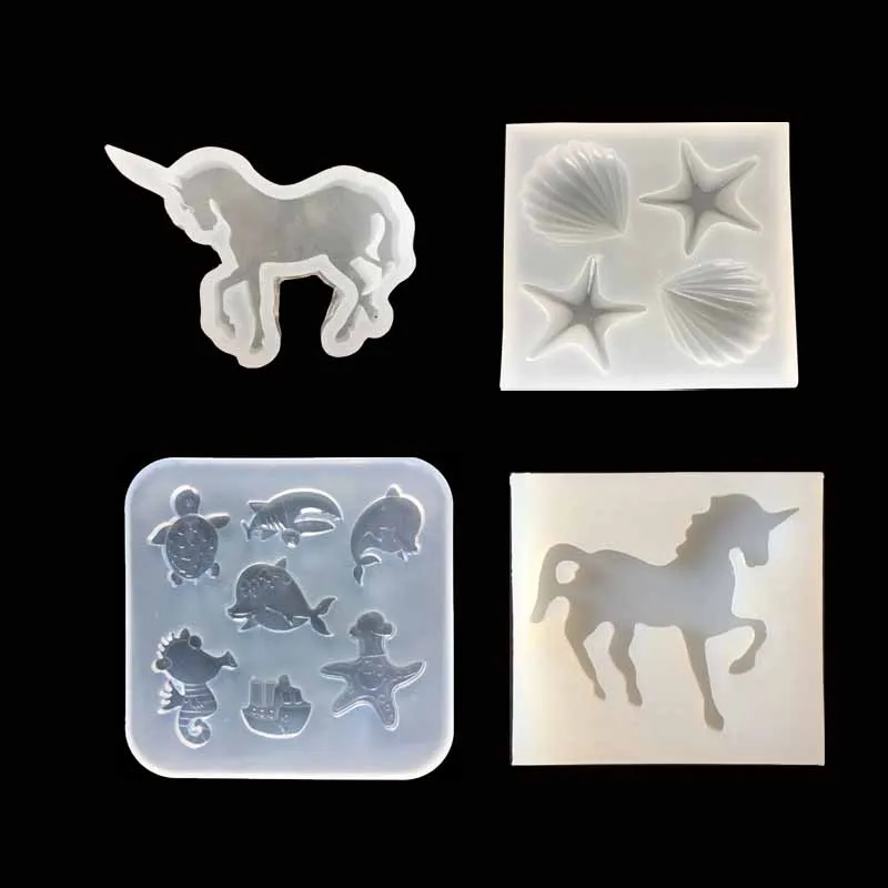 1PC Sea Shell Star Horse Unicorn Pendant DIY Silicone Mold Dried Flower Jewelry Accessories Tools Equipments Resin Molds
1PC Sea Shell Star Horse Unicorn Pendant DIY Silicone Mold Dried Flower Jewelry Accessories Tools Equipments Resin Molds
