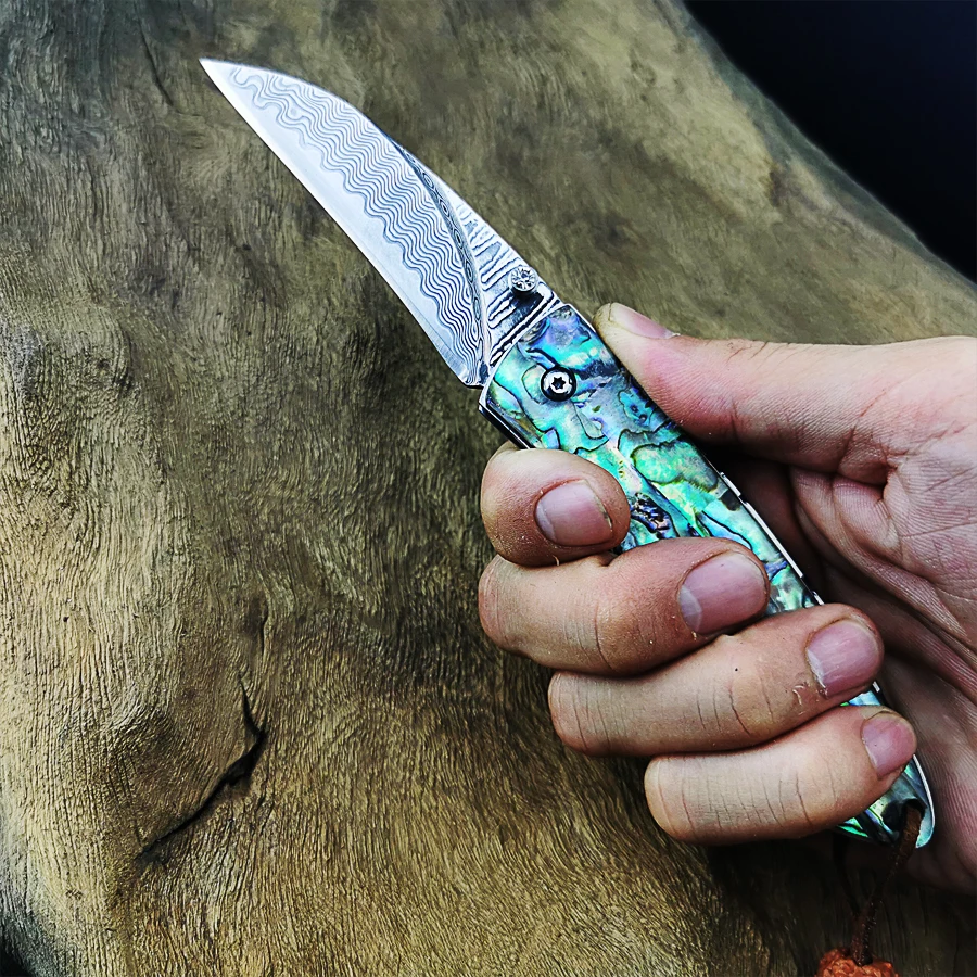 Folding Key Knife High-carbon steel damascus knife handmade forged blade Camping Tactical Survival rescue tool Knife EDC
Folding Key Knife High-carbon steel damascus knife handmade forged blade Camping Tactical Survival rescue tool Knife EDC