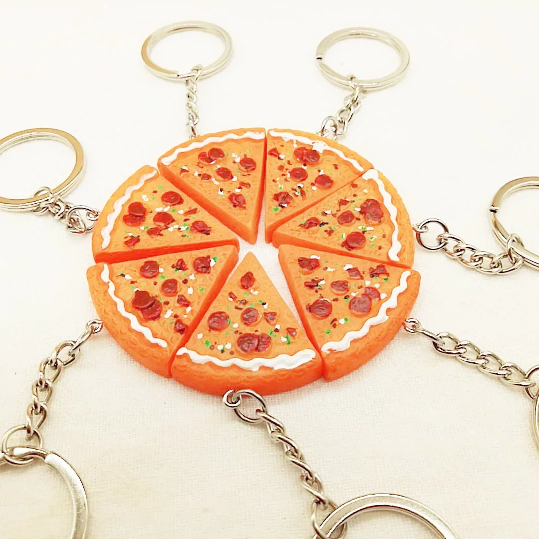 Simulation Pizza Resin Keychain Phone Bags Unisex Car Ornaments Present Food Series Accessories Creative Small Gift Key Ring
Simulation Pizza Resin Keychain Phone Bags Unisex Car Ornaments Present Food Series Accessories Creative Small Gift Key Ring