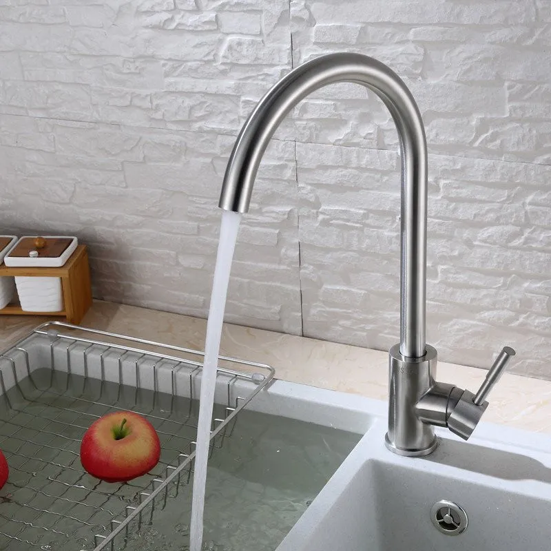 High Quality total stainless steel no lead Kitchen sink Faucet Sink Tap 360 Swivel Mixer Kitchen faucet
High Quality total stainless steel no lead Kitchen sink Faucet Sink Tap 360 Swivel Mixer Kitchen faucet