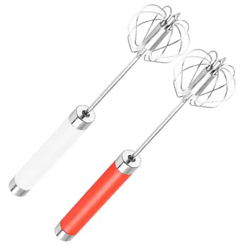 Samincom Set of 2 Stainless Steel Push down Mixer, Beaters, No Batteries Whisks and Milk Frother
Samincom Set of 2 Stainless Steel Push down Mixer, Beaters, No Batteries Whisks and Milk Frother