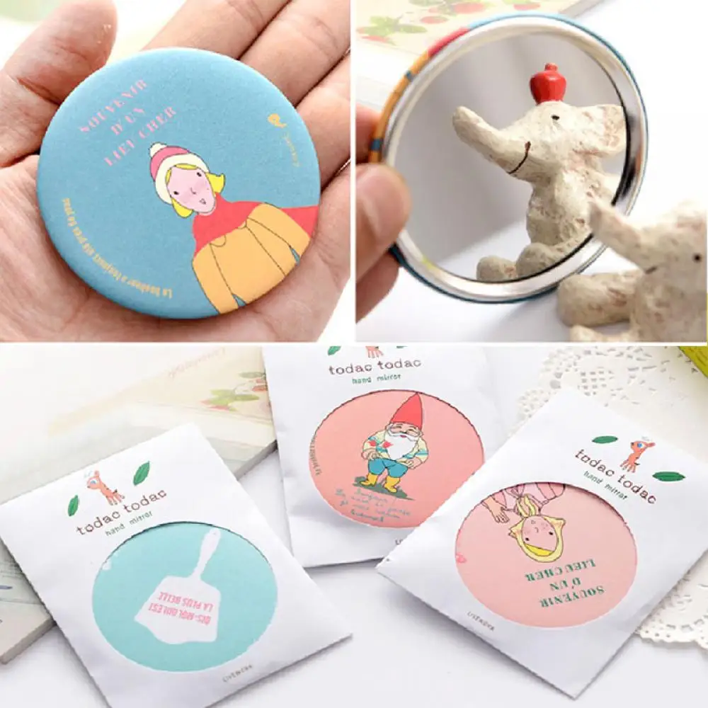 1pc Fashion Lady Portable Makeup Mirror Cartoon Pattern Portable Compact Pocket Cosmetic Mirror Mini Cute Small Creative
1pc Fashion Lady Portable Makeup Mirror Cartoon Pattern Portable Compact Pocket Cosmetic Mirror Mini Cute Small Creative