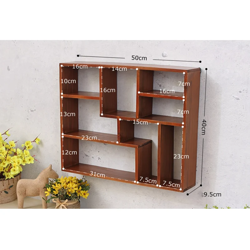 New Wall Shelf American Retro Lattice Frame Wall Decoration Box Solid Wood Shelf Living Room Decoration Frame Murals Furnishing
New Wall Shelf American Retro Lattice Frame Wall Decoration Box Solid Wood Shelf Living Room Decoration Frame Murals Furnishing