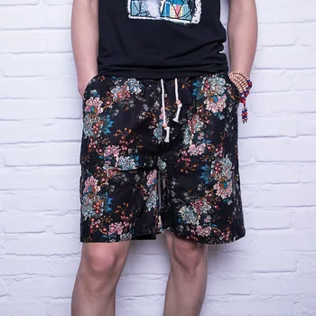 2019 New pattern Japanese Casual Shorts Men Drawstring Printed Streetwear Mens Shorts Summer Men Shorts Cotton Linen Clothes
2019 New pattern Japanese Casual Shorts Men Drawstring Printed Streetwear Mens Shorts Summer Men Shorts Cotton Linen Clothes