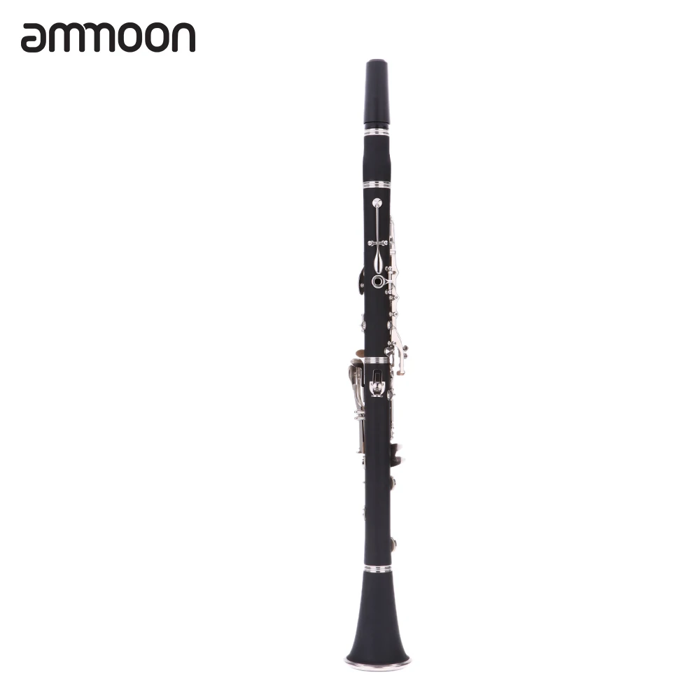 Clarinet 17 Key Bb Flat Soprano Nickel Plating with Cleaning Cloth Gloves 10 Reeds Screwdriver Woodwind Instruments
Clarinet 17 Key Bb Flat Soprano Nickel Plating with Cleaning Cloth Gloves 10 Reeds Screwdriver Woodwind Instruments
