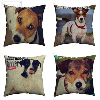 Jack Russell Terriers Pet Dog Style Decorative Cotton Linen Cushion Cover 45x45 cm For Sofa Chair Pillowcase Home Decor Almofada
Jack Russell Terriers Pet Dog Style Decorative Cotton Linen Cushion Cover 45x45 cm For Sofa Chair Pillowcase Home Decor Almofada