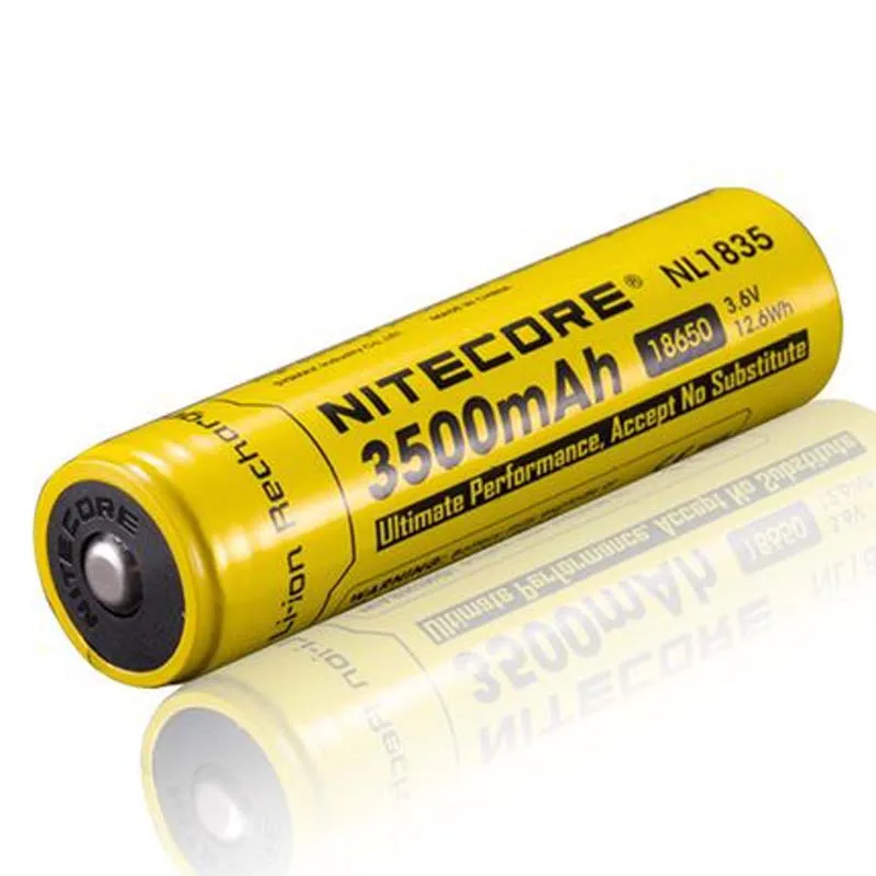 Nitecore NL1835 18650 3.6V 3500mAh High-Performance Li-ion Rechargeable Battery (1pcs)
Nitecore NL1835 18650 3.6V 3500mAh High-Performance Li-ion Rechargeable Battery (1pcs)