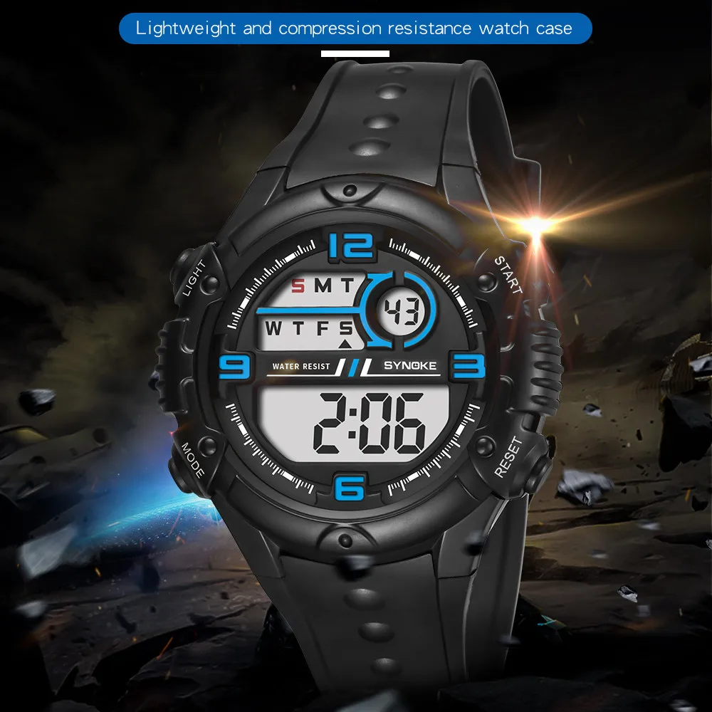 SYNOKE Men Watches Multi-Function 50M LED Digital Double Action man watch men digital watch waterproof relogio digital
SYNOKE Men Watches Multi-Function 50M LED Digital Double Action man watch men digital watch waterproof relogio digital
