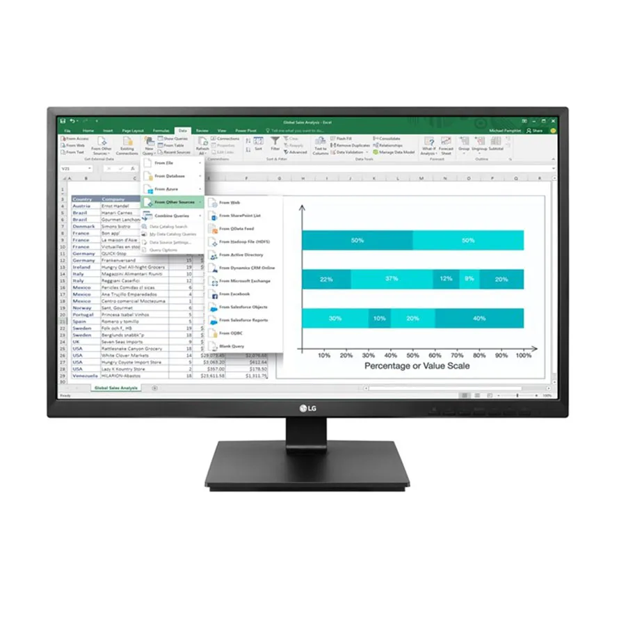LG 27BK550Y-B, 68,6 cm (27"), 1920 x 1080 Pixeles, Full HD, LED, 5 ms, Negro
LG 27BK550Y-B, 68,6 cm (27"), 1920 x 1080 Pixeles, Full HD, LED, 5 ms, Negro