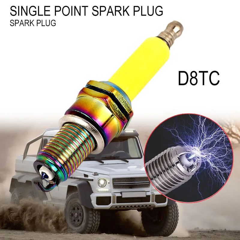 D8TC Motorcycle GY6 Spark Plug Alloy ATV Scooter Dirt Bike Spark Plug Ignition for CG 125 Yellow
D8TC Motorcycle GY6 Spark Plug Alloy ATV Scooter Dirt Bike Spark Plug Ignition for CG 125 Yellow