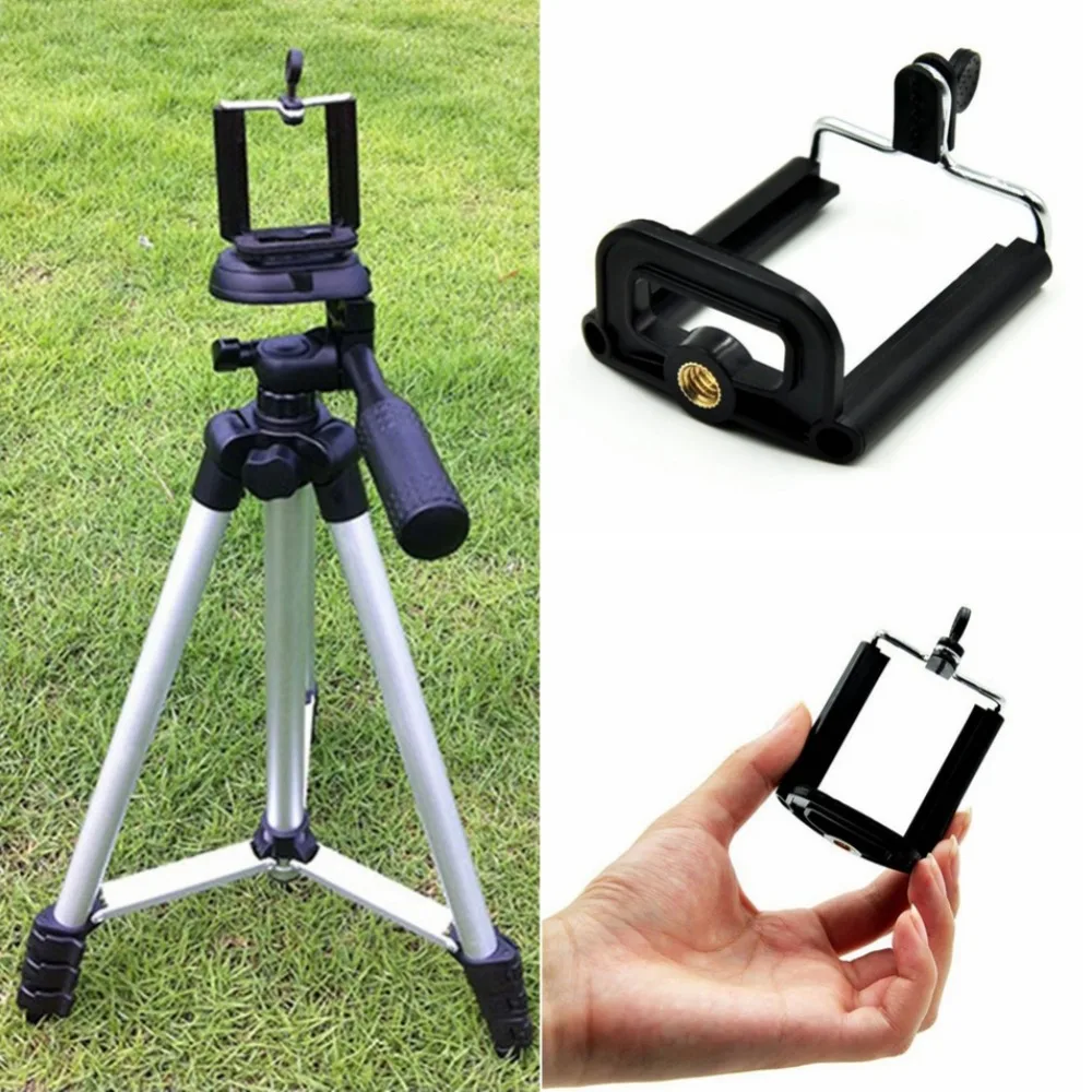 Universal Portable Cell Phone Tripod Clip Holder Mount Bracket Adapter Tripod Mount For Mobile Phones 
Universal Portable Cell Phone Tripod Clip Holder Mount Bracket Adapter Tripod Mount For Mobile Phones