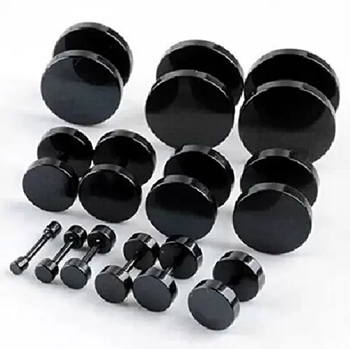 BEAUCHAMP 1pair/lot Stud Earrings Jewelry Ear Piercing Plugs Screw on Tunnel Punk Style Men Women Fashion Double Sided Dumbbell
BEAUCHAMP 1pair/lot Stud Earrings Jewelry Ear Piercing Plugs Screw on Tunnel Punk Style Men Women Fashion Double Sided Dumbbell