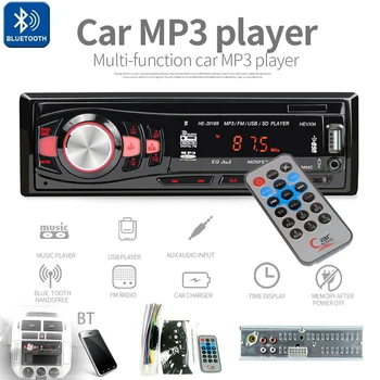 New 12V Bluetooth Car Radio Mp3 Player Wireless Receiver Mp3 Car Radio Autoradio Radio Cassette Player AUX/TF/USB FM Auto Radio
New 12V Bluetooth Car Radio Mp3 Player Wireless Receiver Mp3 Car Radio Autoradio Radio Cassette Player AUX/TF/USB FM Auto Radio