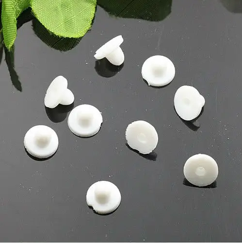 150pcs White Plastic Rubber Earring Back Stoppers-Ear Post Nuts Components and Parts for Earring Studs
150pcs White Plastic Rubber Earring Back Stoppers-Ear Post Nuts Components and Parts for Earring Studs