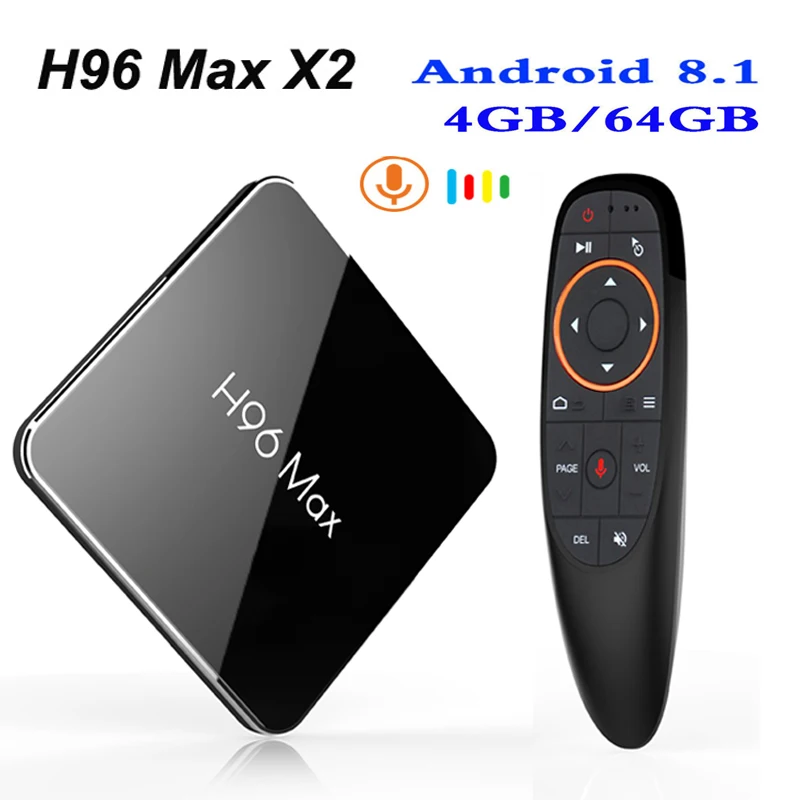 H96 max x2 Android 8.1 Amlogic S905X2 LPDDR4 4GB 64GB Smart TV Box H.265 4K 1080p USB3.0 H96 MAX Google Voice Control android tv
H96 max x2 Android 8.1 Amlogic S905X2 LPDDR4 4GB 64GB Smart TV Box H.265 4K 1080p USB3.0 H96 MAX Google Voice Control android tv