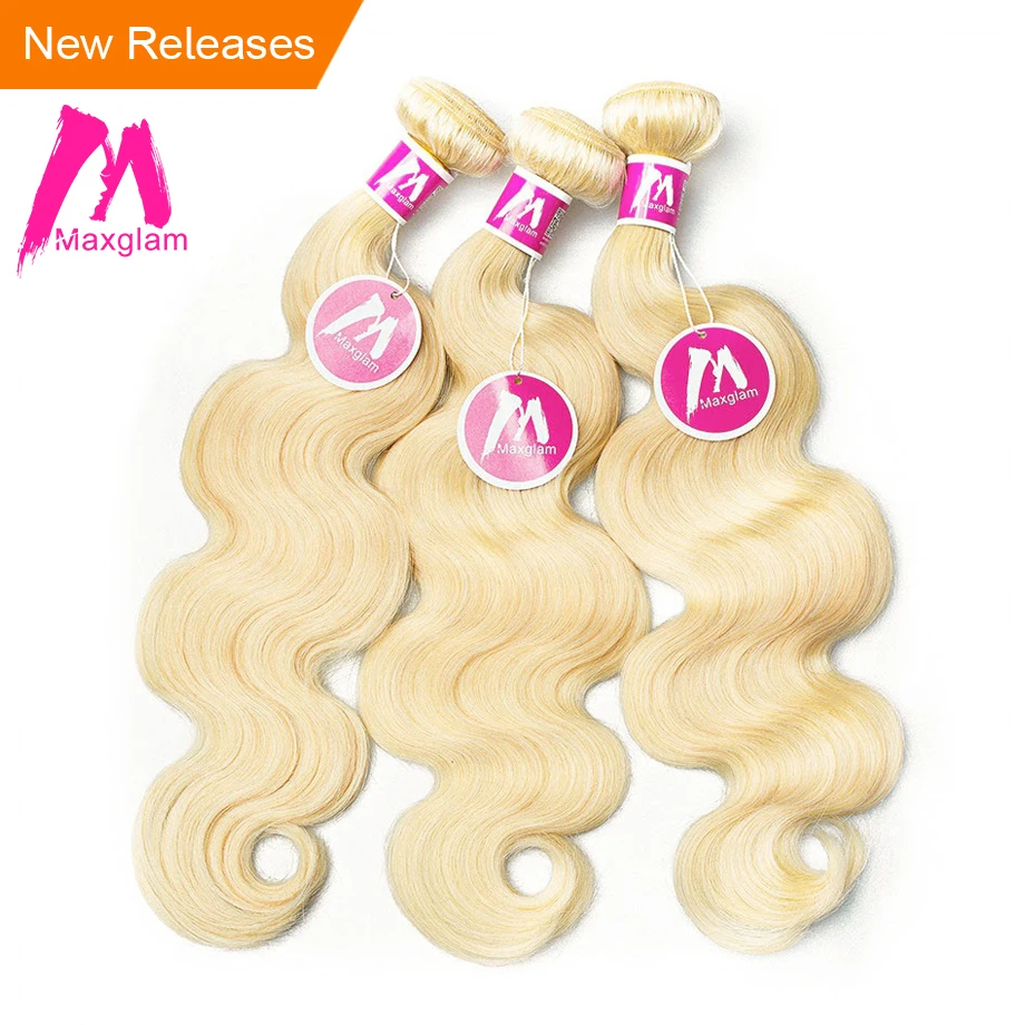 Maxglam 613 Blonde Brazilian Hair Bundles Body Wave Remy Human Hair Weave Extension Free Shipping
Maxglam 613 Blonde Brazilian Hair Bundles Body Wave Remy Human Hair Weave Extension Free Shipping