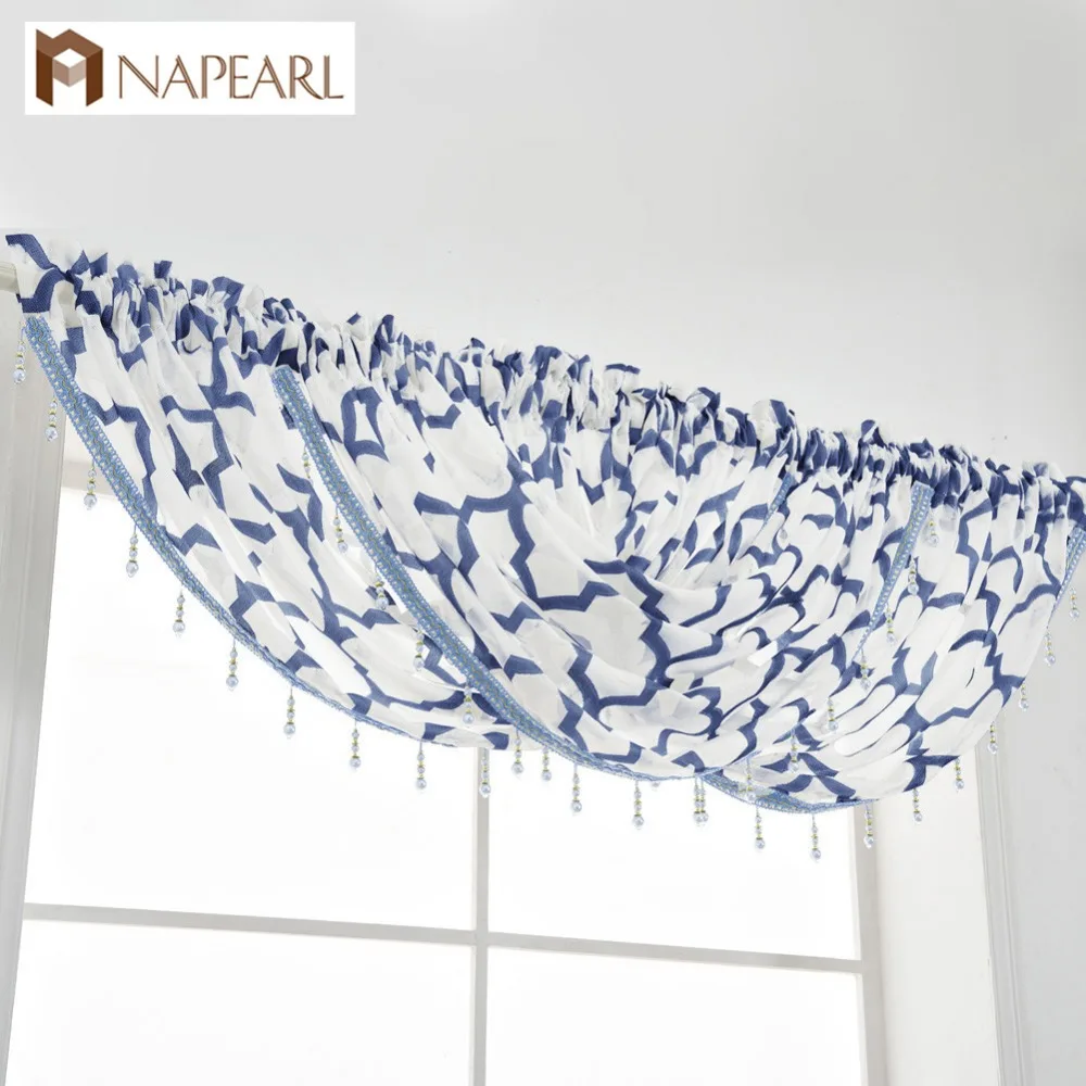 NAPEARL Jacquard Curtain Beaded Waterfall Valance Pelmet window treatment faux linen modern style kitchen Decorative Valance
NAPEARL Jacquard Curtain Beaded Waterfall Valance Pelmet window treatment faux linen modern style kitchen Decorative Valance