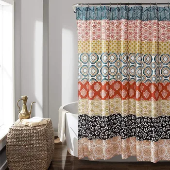 ISHOWTIENDA Bohemian Striped Shower Curtain Waterproof Colorful Design For Bathtub 72 x 72 Inch Bathroom Decoration
ISHOWTIENDA Bohemian Striped Shower Curtain Waterproof Colorful Design For Bathtub 72 x 72 Inch Bathroom Decoration