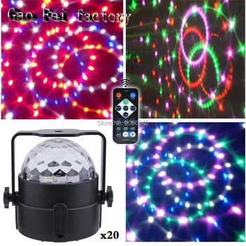 IR Remote Control 7 Colors RGB led Stage Effect Crystal Auto Sound Magic Ball Disco Lighting shower (20pcs/lot)
IR Remote Control 7 Colors RGB led Stage Effect Crystal Auto Sound Magic Ball Disco Lighting shower (20pcs/lot)