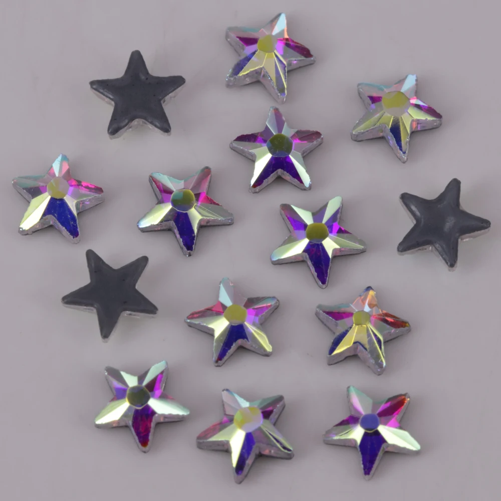 High Quality 5mm Crystal AB Star Flat Back Hotfix Rhinestones / Iron On Flat Back Crystals
High Quality 5mm Crystal AB Star Flat Back Hotfix Rhinestones / Iron On Flat Back Crystals