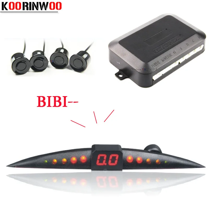 Koorinwoo 2019 LCD Displaty Car Parking Assi 4 Probe Radar Alarm Alert Indicator 4 Probe Parktronic Sensors Car-detector Black
Koorinwoo 2019 LCD Displaty Car Parking Assi 4 Probe Radar Alarm Alert Indicator 4 Probe Parktronic Sensors Car-detector Black