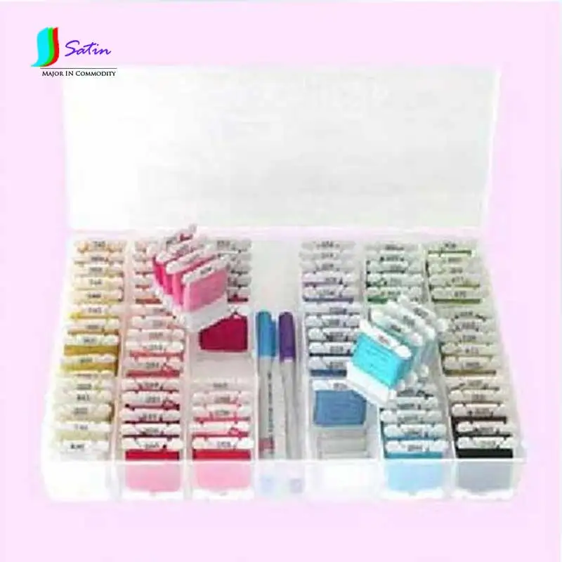 DIY Needlework Cross Stitch Tool Plastic Storge Box 36Grids+100Pcs Thread Board+1Pc number Sticker(For 447 thread number )S0182H
DIY Needlework Cross Stitch Tool Plastic Storge Box 36Grids+100Pcs Thread Board+1Pc number Sticker(For 447 thread number )S0182H