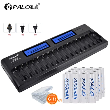 New 16 slots battery sets high quality 16 slots battery charger with lcd display+16pcs AA 1.2V NIMH rechargeable battery bateria
New 16 slots battery sets high quality 16 slots battery charger with lcd display+16pcs AA 1.2V NIMH rechargeable battery bateria