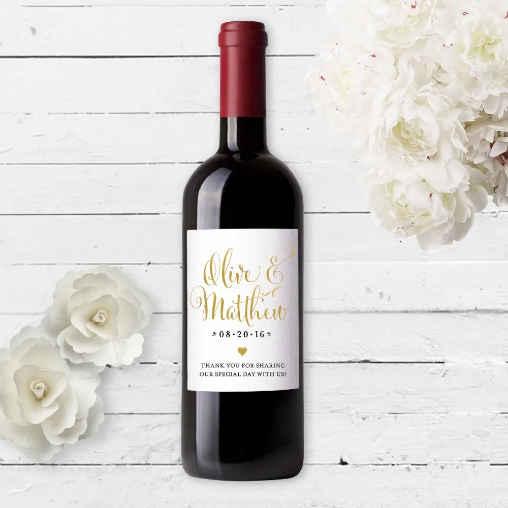 personalize any text gold Wedding Wine Bottle Stickers lables birthday engagement party wine bottle lable favors sticker
personalize any text gold Wedding Wine Bottle Stickers lables birthday engagement party wine bottle lable favors sticker