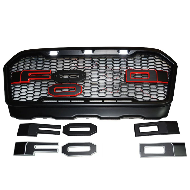 FOR FORD RANGER T7 GRILL 2015-2018 WITH LED FRONT BUMPER MASK HIGH QUALITY RACING GRILLE GRILLS
FOR FORD RANGER T7 GRILL 2015-2018 WITH LED FRONT BUMPER MASK HIGH QUALITY RACING GRILLE GRILLS