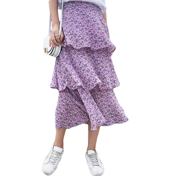 2019 Girls Princess Sweet Style Ball Gown Chiffon Skirt Women Floral Print Ruffled Three Layers Cake Elastic Waist Skirt CM1228
2019 Girls Princess Sweet Style Ball Gown Chiffon Skirt Women Floral Print Ruffled Three Layers Cake Elastic Waist Skirt CM1228