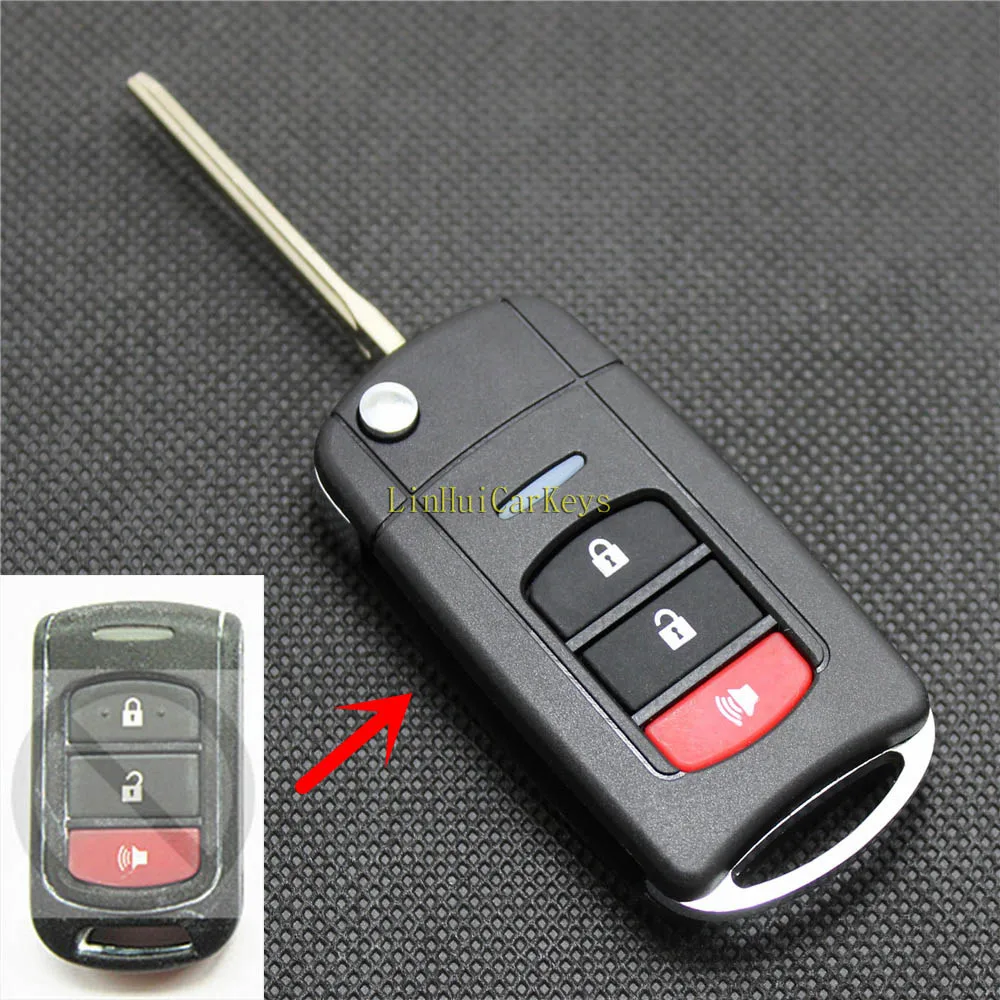 PINECONE Key Case for TOYOTA Car Key With Uncut Blade 3 Buttons Modified Remote Key Shell Cover 1 PC
PINECONE Key Case for TOYOTA Car Key With Uncut Blade 3 Buttons Modified Remote Key Shell Cover 1 PC