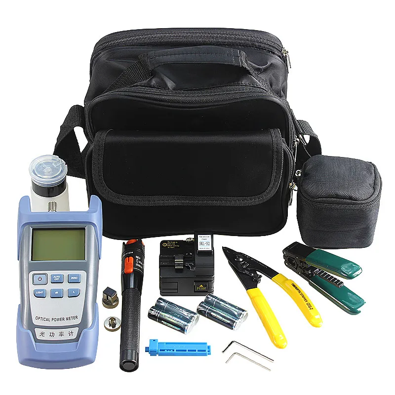 FTTH Tool with Precision SKL-S2 Fiber Cleaver Optical Power Meter 10KM Visual Fault Locator 10mW VFL and Cable Strippers
FTTH Tool with Precision SKL-S2 Fiber Cleaver Optical Power Meter 10KM Visual Fault Locator 10mW VFL and Cable Strippers
