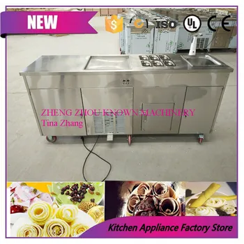 Free shipping by express single square pan and 6 tanks thailand fried ice cream machine with sink and worktable
Free shipping by express single square pan and 6 tanks thailand fried ice cream machine with sink and worktable