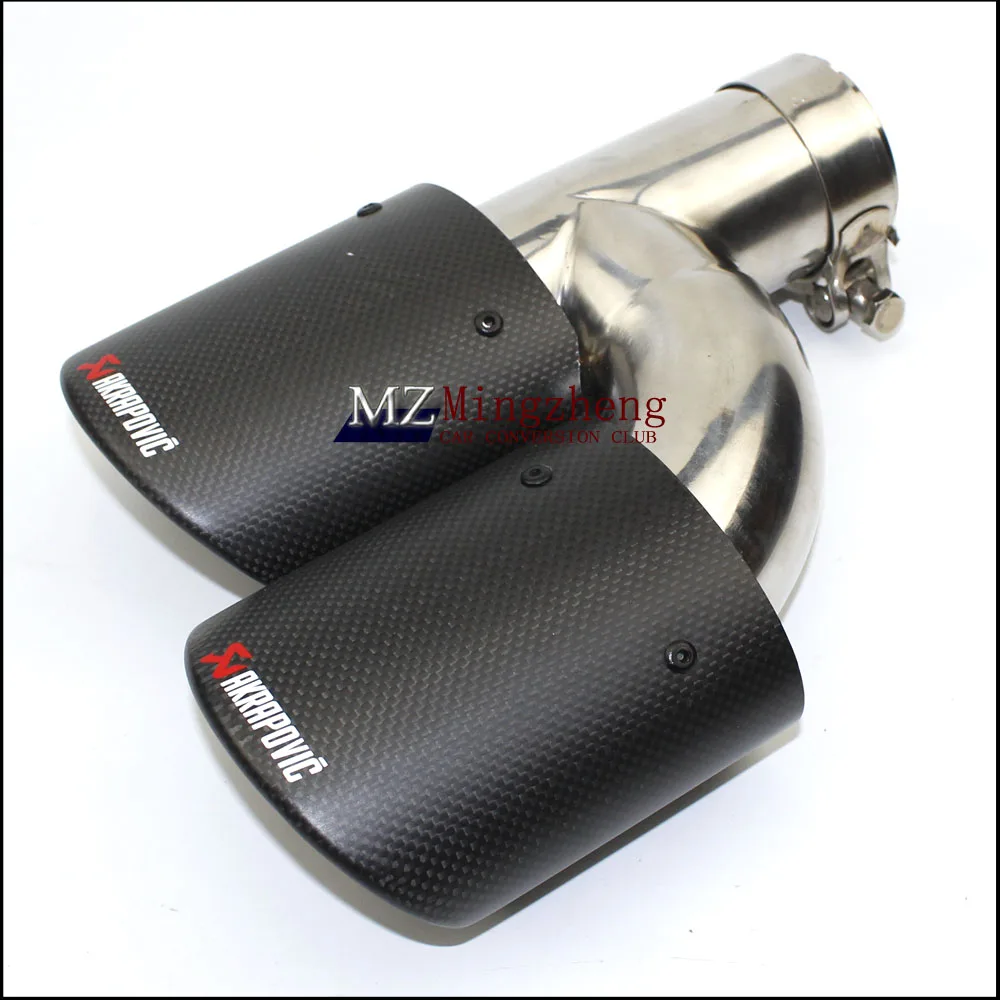 Car exhaust pipe H Model Akrapovic Carbon Exhausts Dual End Tips for BMW BENZ AUDI V W Exhaust Dual Muffler Pipes Tail Tips
Car exhaust pipe H Model Akrapovic Carbon Exhausts Dual End Tips for BMW BENZ AUDI V W Exhaust Dual Muffler Pipes Tail Tips