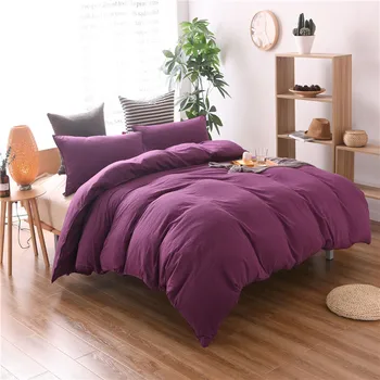 Textile Double kit Comfortable Simple explosion Pure color wash cotton bedding Three pieces set polyester fiber Grinder Home
Textile Double kit Comfortable Simple explosion Pure color wash cotton bedding Three pieces set polyester fiber Grinder Home