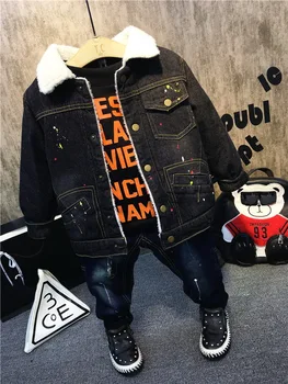 winter Boy Clothing Set baby boys Plush coat+plush sweater+Plush jeans 3pcs kids clothes set Toddler boys Sport Suits 2-6Y
winter Boy Clothing Set baby boys Plush coat+plush sweater+Plush jeans 3pcs kids clothes set Toddler boys Sport Suits 2-6Y
