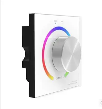 DX63 Wall Mount RGB LED Controller with Knob Switch 2.4G RF Wireless Sync Control DMX512 Signal Output for RGB Strip
DX63 Wall Mount RGB LED Controller with Knob Switch 2.4G RF Wireless Sync Control DMX512 Signal Output for RGB Strip