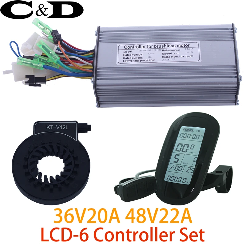 LCD LCD6 E-bike Conversion kit 36V 48V 500W Controller Meter PAS Set Dual Mode Hall Sensor Sensorless
LCD LCD6 E-bike Conversion kit 36V 48V 500W Controller Meter PAS Set Dual Mode Hall Sensor Sensorless